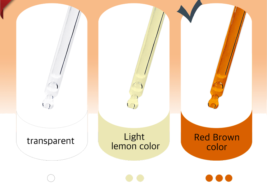 Browning reactions of VA serum.