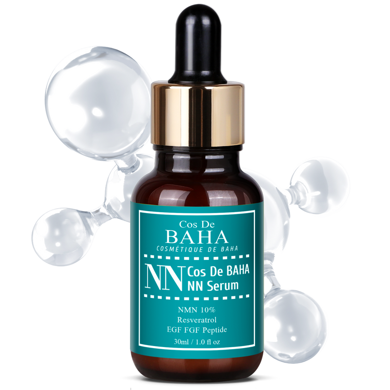 10% NMN & Resveratrol & EGF & FGF Serum for Face/Neck - Anti-Aging, Wrinkle Reduction, Hydrating & Soothing, 1 Fl Oz