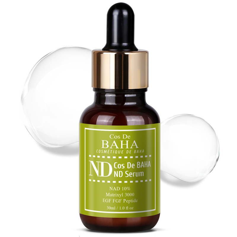 10% NAD+ & Matrixyl 3000 & EGF & FGF Serum for Face/Neck - Anti-Aging, Wrinkle Reduction, Soothing, Hydrating, 1 Fl Oz