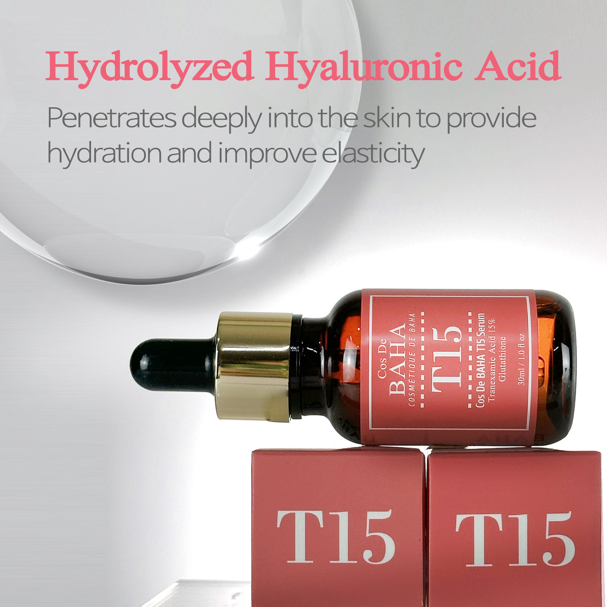 Tranexamic Acid 15% Serum for Face/Neck - Helps to Reduce the Look of Discoloration, Dark Spots, Uneven-Looking Tone, 1 Fl Oz