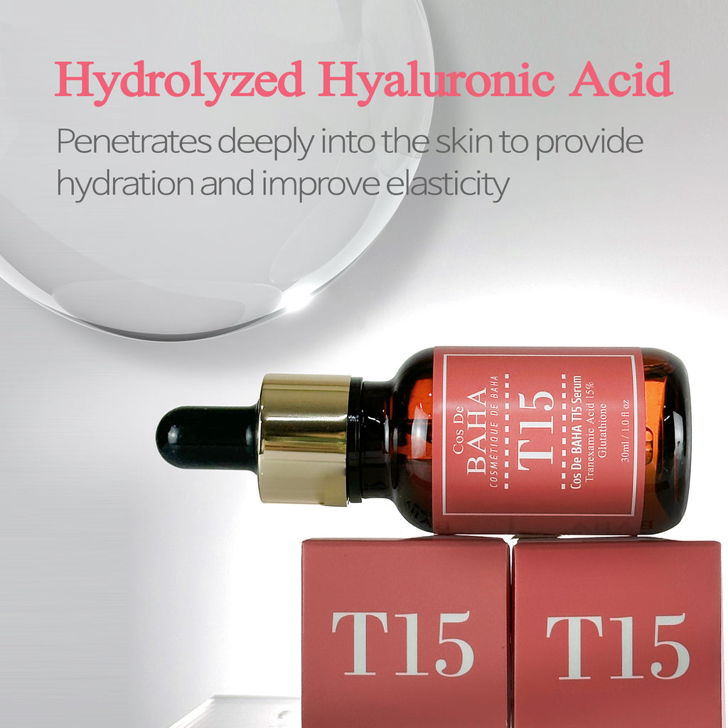 Tranexamic Acid 15% Serum for Face/Neck - Helps to Reduce the Look of Hyper-Pigmentation, Discoloration, Dark Spots, Remover Melasma, 1 Fl Oz