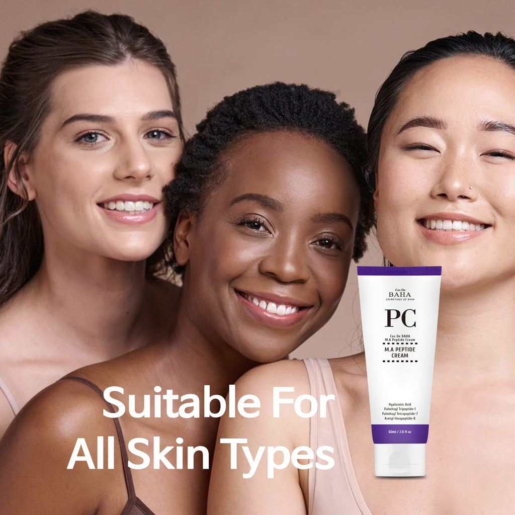 Peptide Complex Facial Cream with Matrixyl 3000 & Argireline - Anti Aging & Wrinkles - Heals and Repairs Skin + Optimal Skin Health for Face + Alcohol Free 2 Fl OZ (60ml )