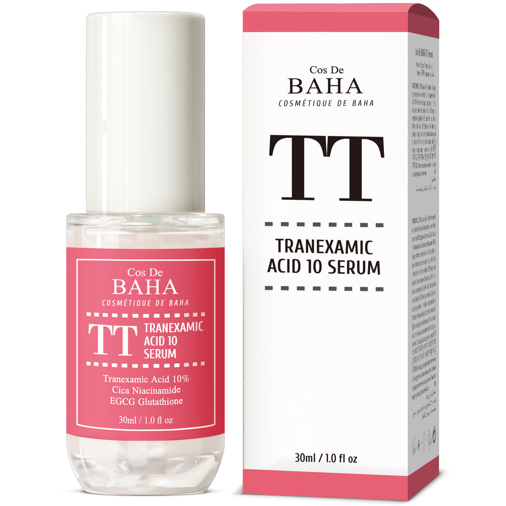 Tranexamic Acid 10% Serum for Face/Neck - Helps to Reduce the Look of Hyper-Pigmentation, Discoloration, Dark Spots, Remover Melasma, 1 Fl Oz
