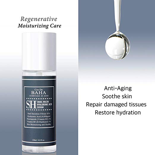 83% Snail Repair Intensive Facial Serum 4oz + Vitamin B3 2% + B5 - Morning Recovery + Remedy Skin Repair + Helps to Repair Damaged Tissue + Protects Skin from Free Radicals, 4oz (120ml)