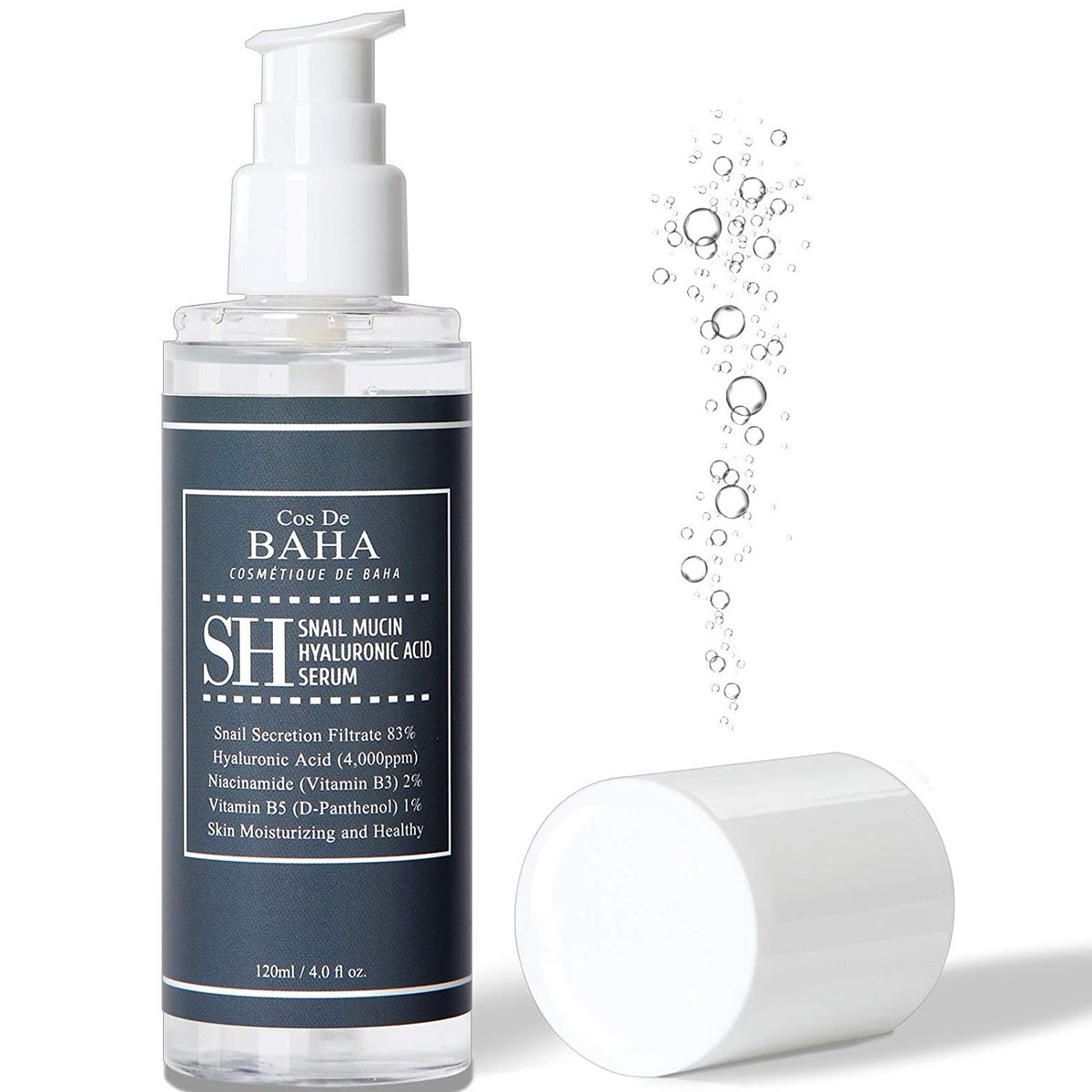 83% Snail Renewal Intensive Facial Serum 4oz + Vitamin B3 2% + B5 - Morning Revitalizing + Smoothing Skin Care + Helps Skin Feel Smoother and More Comfortable + Protects Skin from Free Radicals, 4oz (120ml)