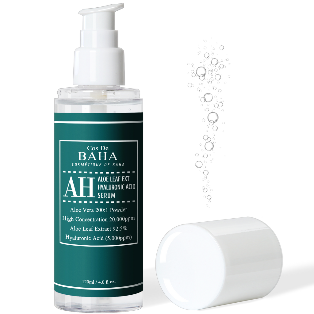 Aloe Vera Nourishing Facial Serum 4oz - Moisturizing, Calming & Revitalizing | Reduces Wrinkles, Fine Lines & Creases | Restores Dehydrated Skin | Made in Korea - 4oz (120ml)