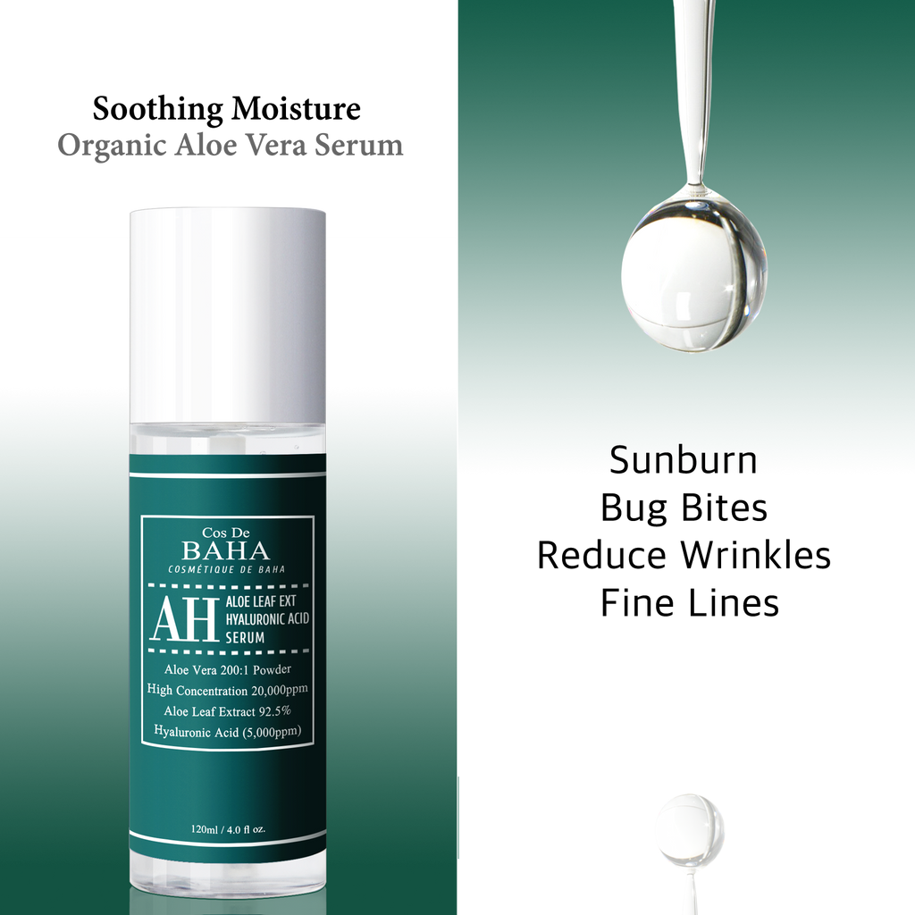 Aloe Vera Nourishing Facial Serum 4oz - Moisturizing, Calming & Revitalizing | Reduces Wrinkles, Fine Lines & Creases | Restores Dehydrated Skin | Made in Korea - 4oz (120ml)