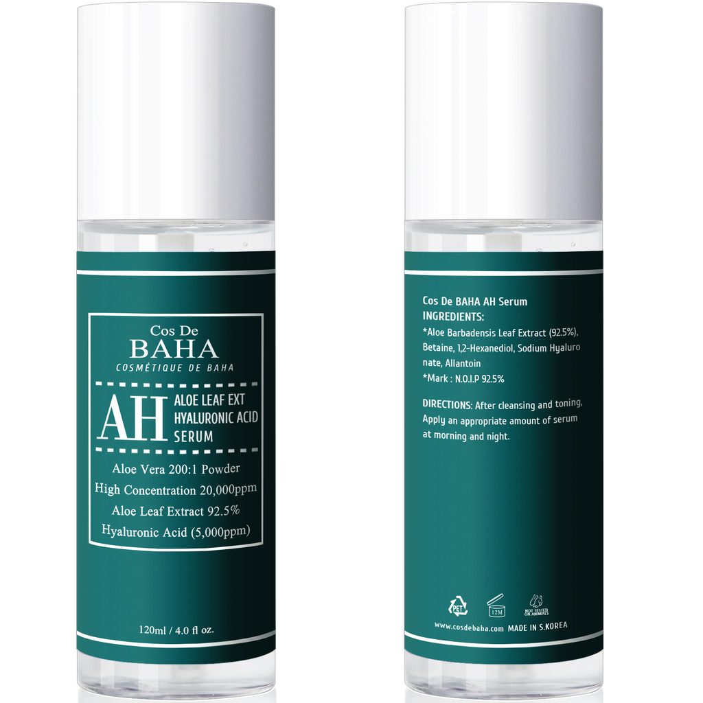 Aloe Vera Nourishing Facial Serum 4oz - Moisturizing, Calming & Revitalizing | Reduces Wrinkles, Fine Lines & Creases | Restores Dehydrated Skin | Made in Korea - 4oz (120ml)