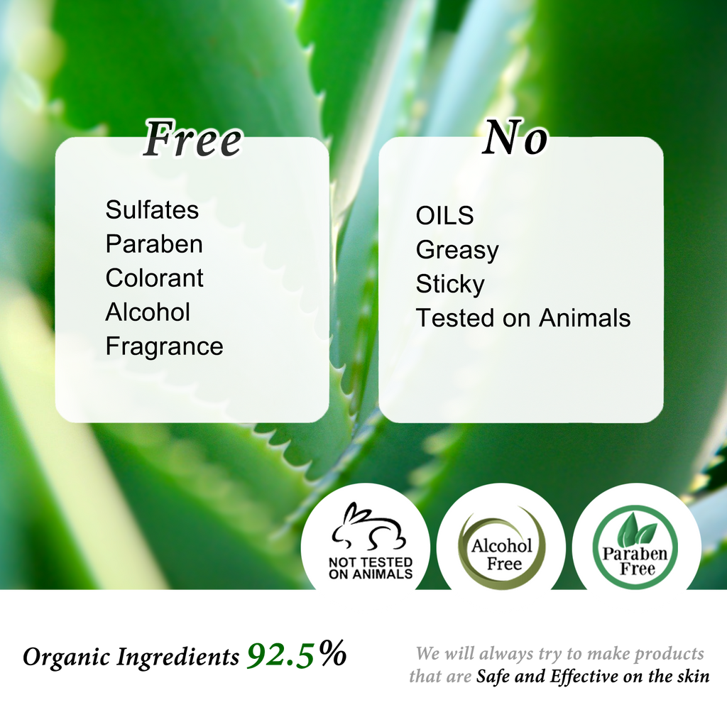 Aloe Vera Nourishing Facial Serum 4oz - Moisturizing, Calming & Revitalizing | Reduces Wrinkles, Fine Lines & Creases | Restores Dehydrated Skin | Made in Korea - 4oz (120ml)