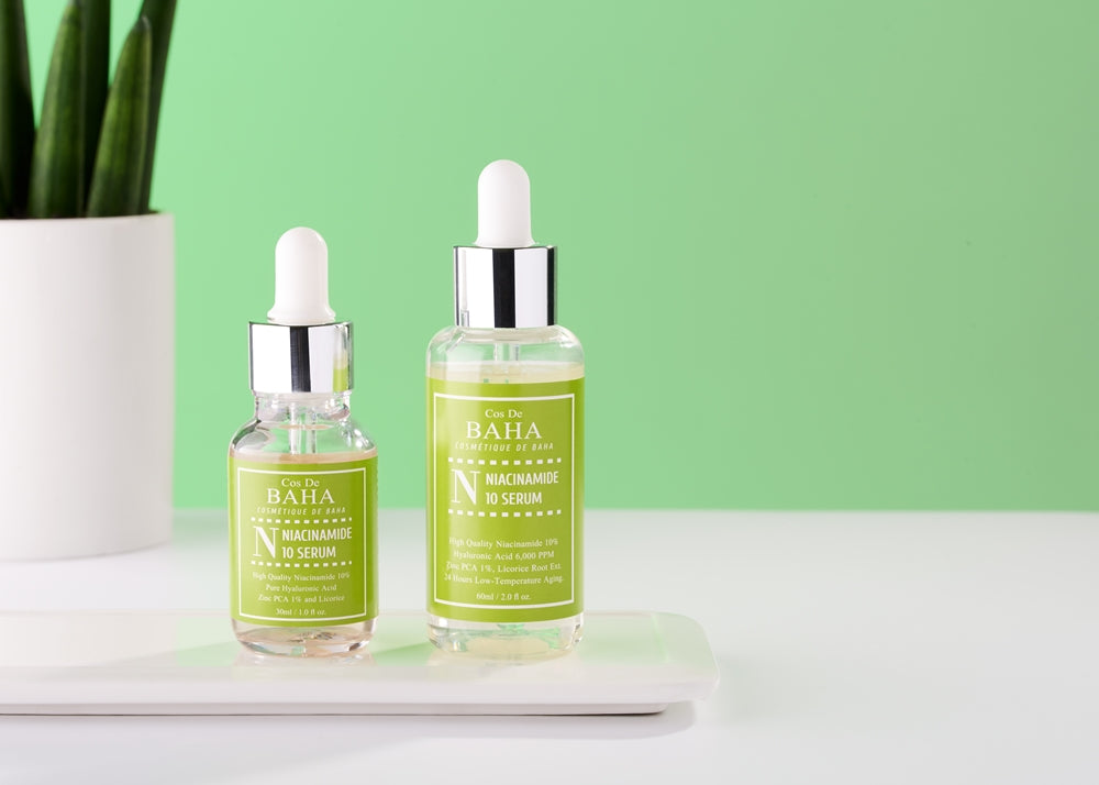 Niacinamide 10% + Zinc 1% Serum for Face - Pore Reducer + Uneven Skin Tone Treatment + Diminishes Acne Prone, Korean Skin Care, 1oz (30ml)