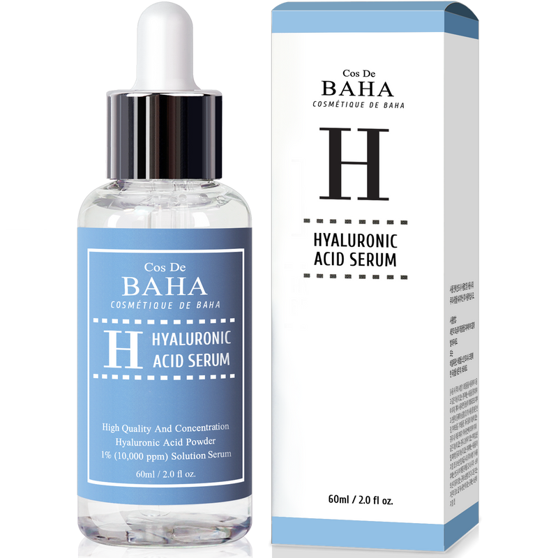 Pure Hyaluronic Acid 1% Powder Solution Serum 10000ppm - Intense Hydration + Visibly Plumped Skin