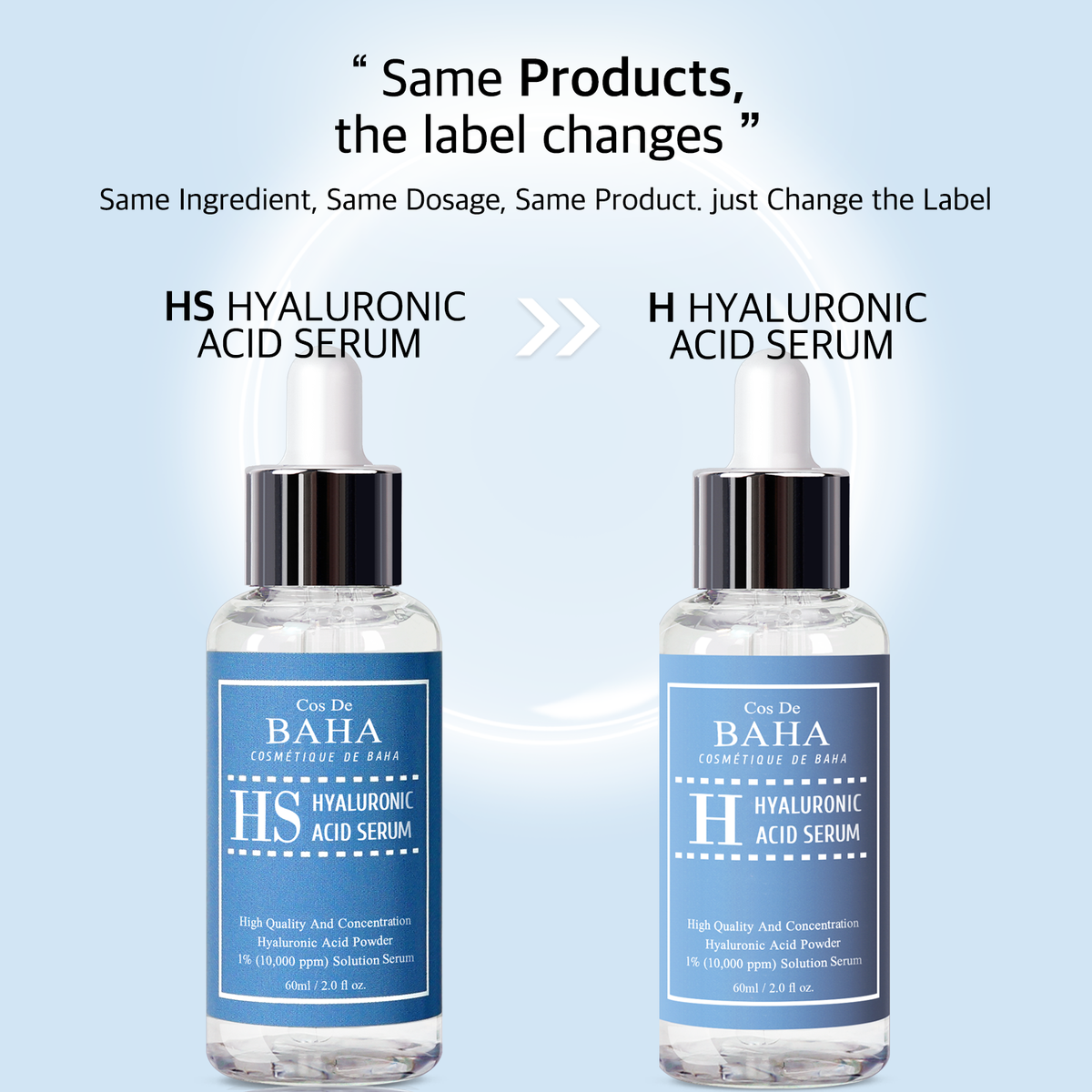 Pure Hyaluronic Acid 1% Powder Solution Serum 10000ppm - Intense Hydration + Visibly Plumped Skin