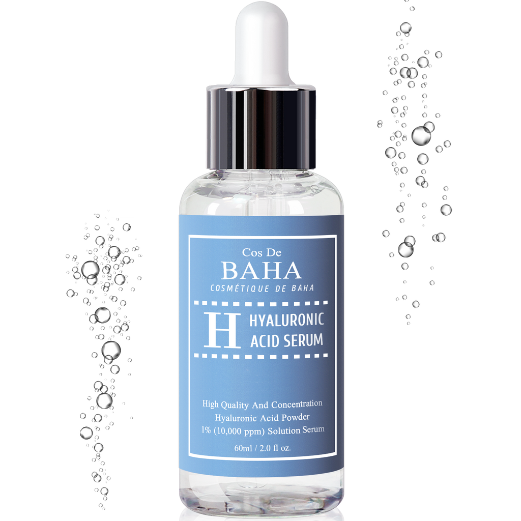 Pure Hyaluronic Acid 1% Powder Solution Serum 10000ppm - Intense Hydration + Visibly Plumped Skin