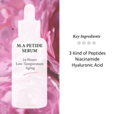 Peptide Complex Facial Serum with Matrixyl 3000 & Argireline - Anti Aging & Wrinkles - Heals and Repairs Skin + Instantly Ageless for Face + Gluten Free, 1oz (30ml)