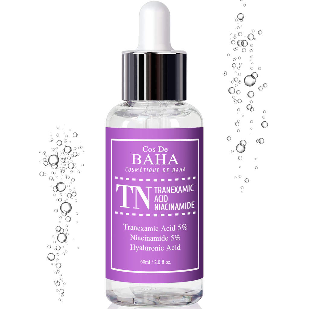 Tranexamic Acid 5% Serum with Niacinamide 5% for Face/Neck - Helps to Reduce the Look of Hyper-Pigmentation, Discoloration, Dark Spots, Remover Melasma, 2 Fl Oz