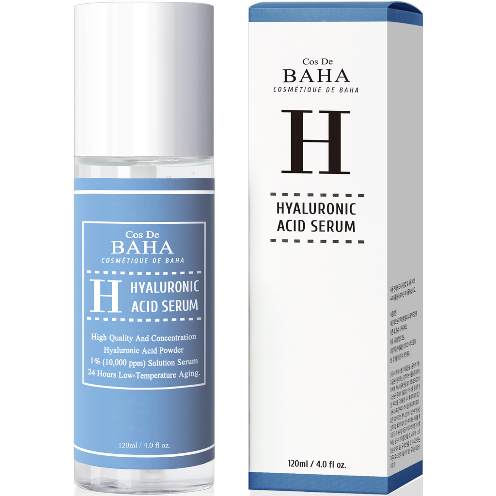 Pure Hyaluronic Acid 1% Powder Solution Serum 10000ppm - Intense Hydration + Visibly Plumped Skin