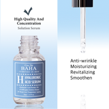 Pure Hyaluronic Acid 1% Powder Serum for Face 10,000ppm - Anti Aging + Fine Line + Intense Hydration + facial moisturizer + Visibly Plumped Skin 1Fl Oz (30ml/60ml)