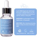 Pure Hyaluronic Acid 1% Powder Serum for Face 10,000ppm - Anti Aging + Fine Line + Intense Hydration + facial moisturizer + Visibly Plumped Skin 1Fl Oz (30ml/60ml)