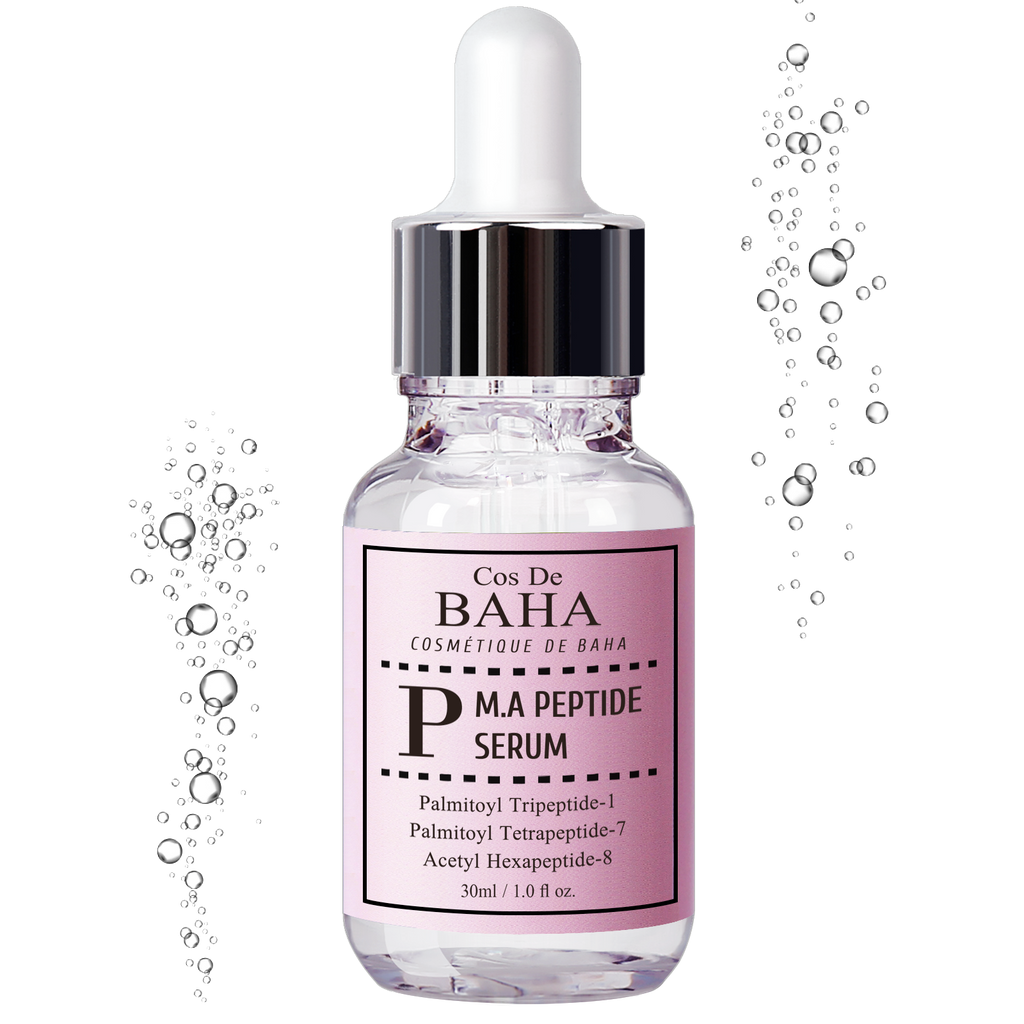 Peptide Complex Facial Serum with Matrixyl 3000 & Argireline - Anti Aging & Wrinkles - Heals and Repairs Skin + Instantly Ageless for Face + Gluten Free, 1oz (30ml)