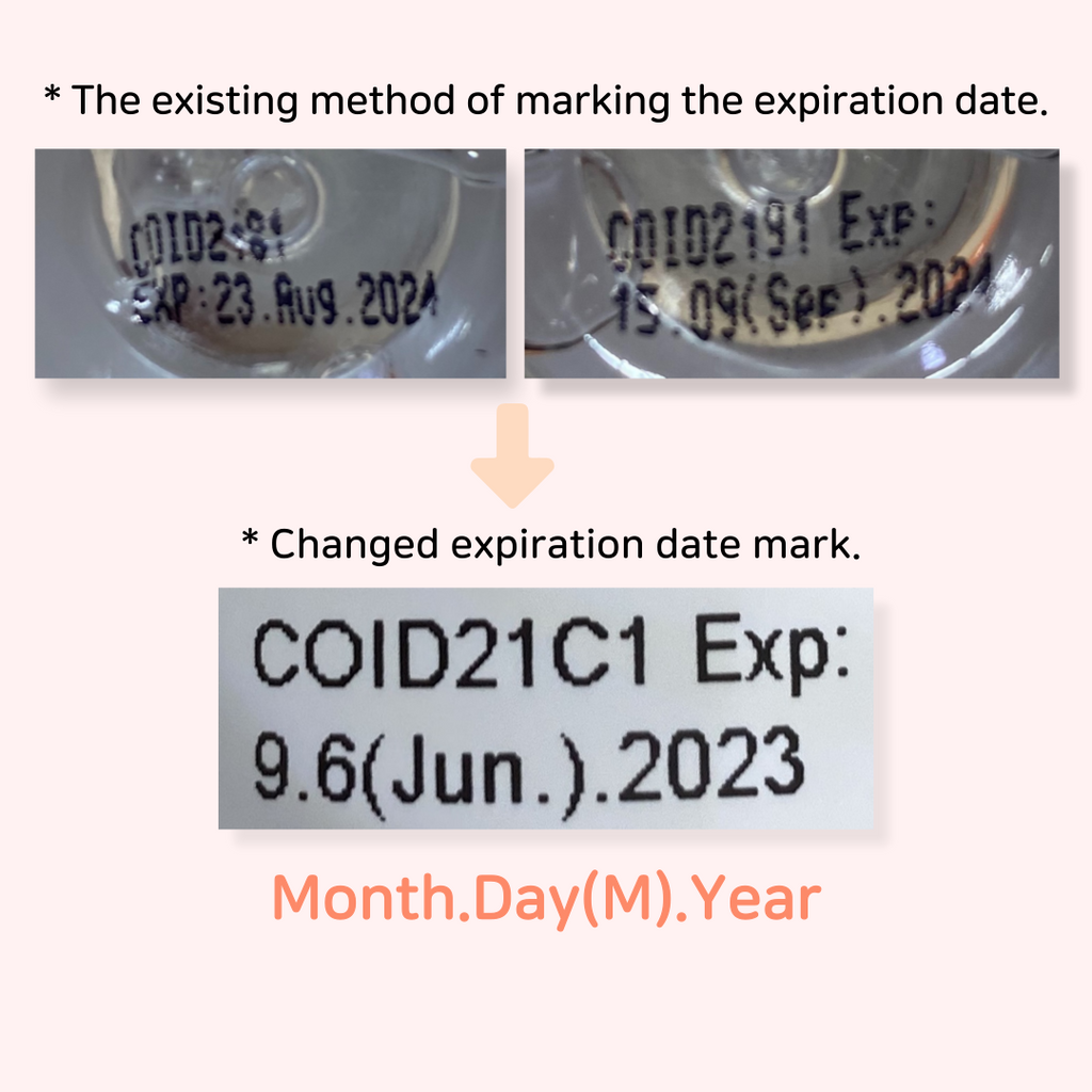 How to mark the expiry date of Cos De BAHA?