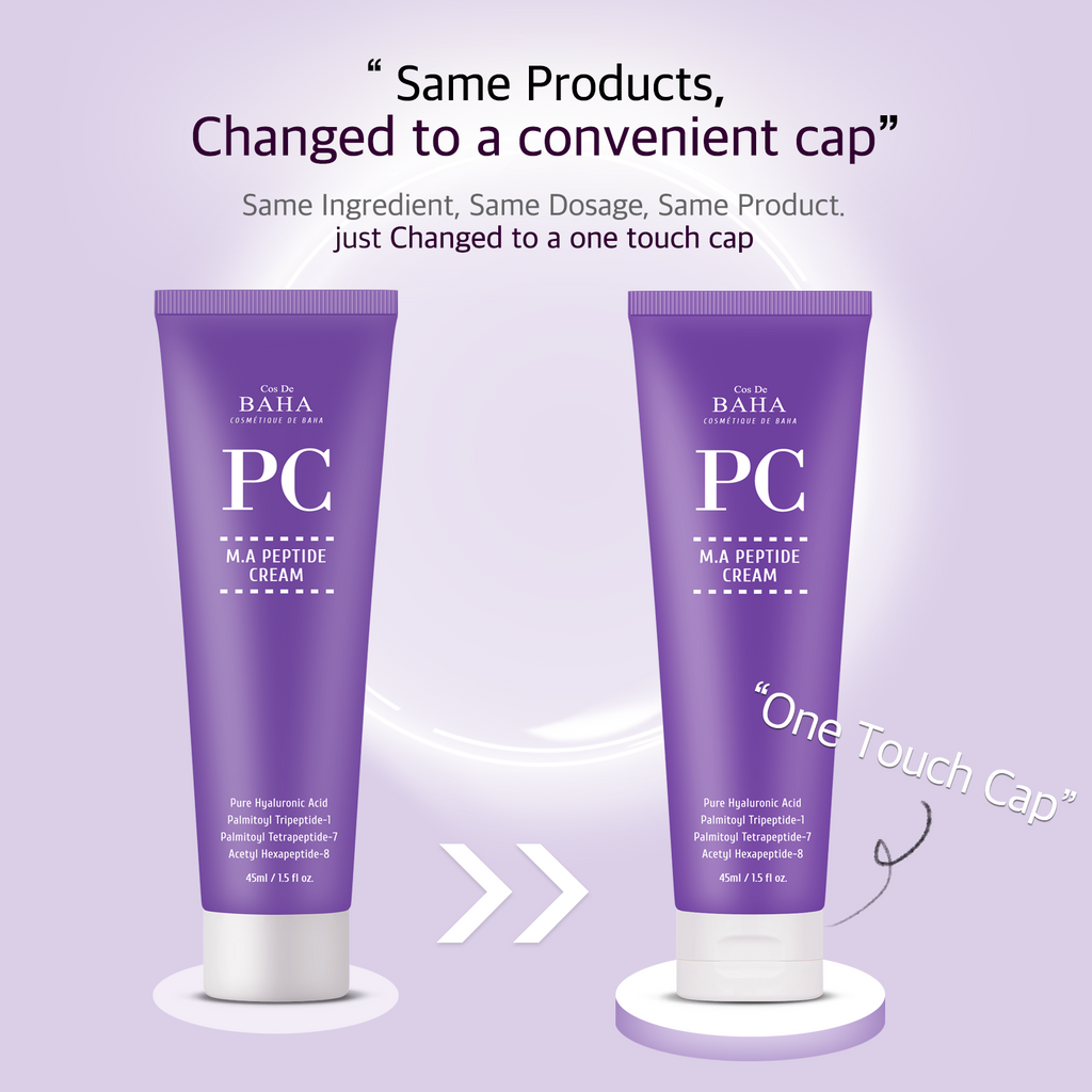 Changed to a convenient cap.