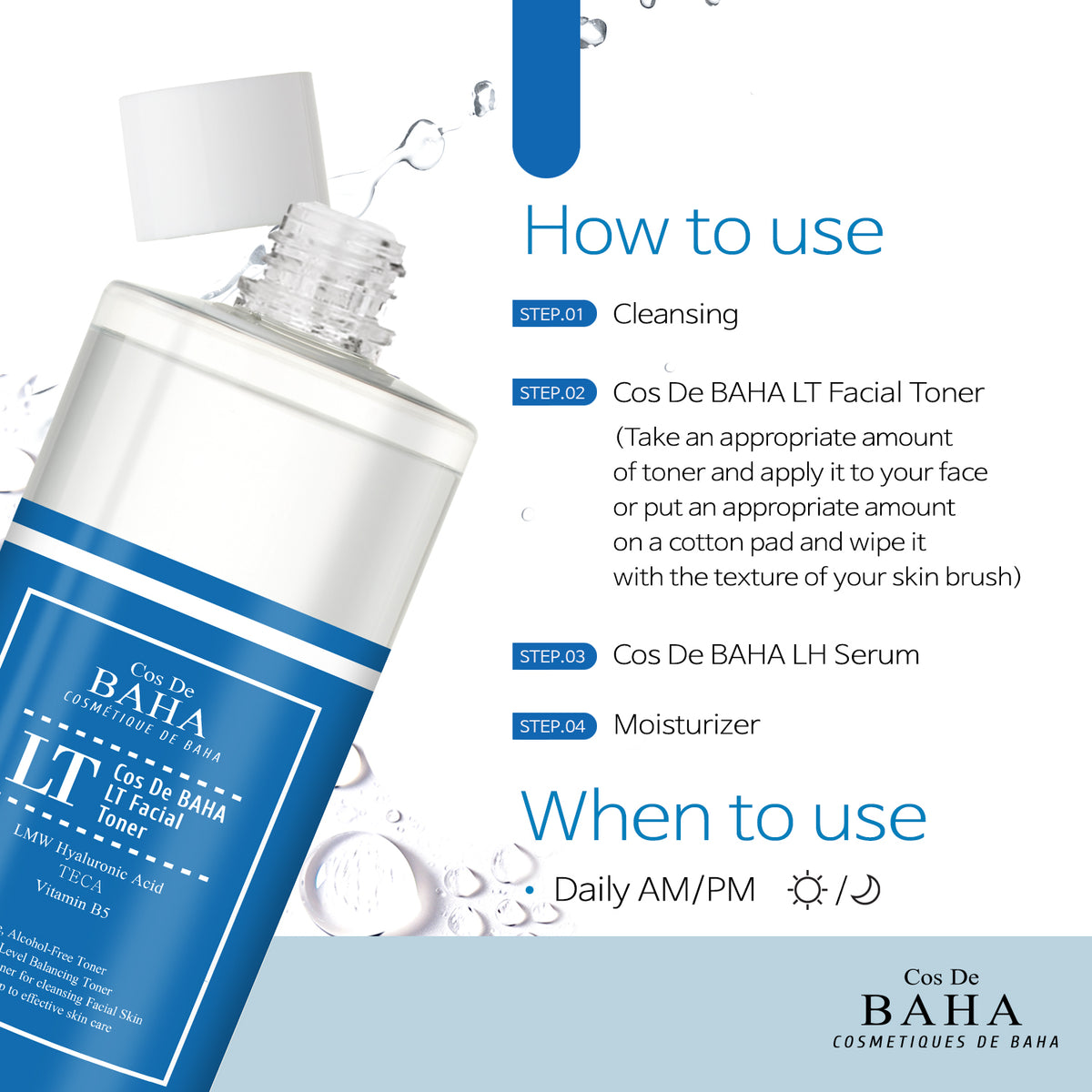 Low Molecular Hyaluronic Acid Toner for Face - Anti Aging + Fine Line + Intense Hydration + facial moisturizer + Visibly Plumped Skin 16.9 Fl Oz (500ml)