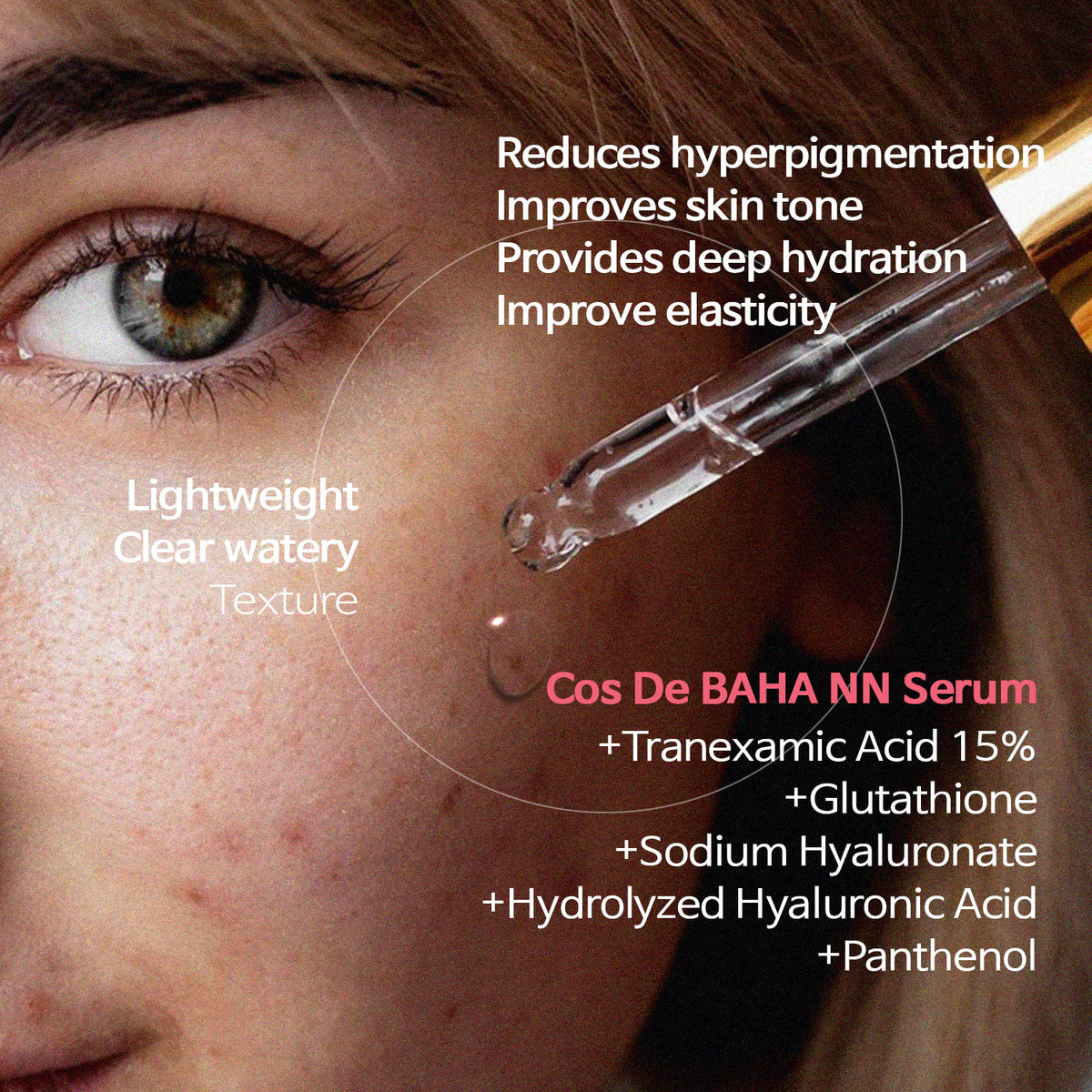 Tranexamic Acid 15% Serum for Face/Neck - Helps to Reduce the Look of Discoloration, Dark Spots, Uneven-Looking Tone, 1 Fl Oz