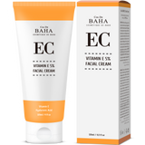 EC Tocopheryl acetate (Vitamin E) 5% with Niacinamide  Facial Cream -  Anti Aging  - Heals and Repairs Skin + Optimal Skin Health for Face 4.05 Fl.Oz.(120ml)