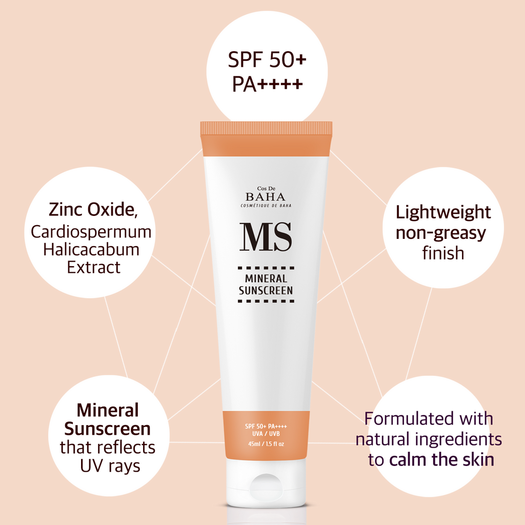 MS Hydrating Mineral Sunscreen 1.5 OZ (45ml )