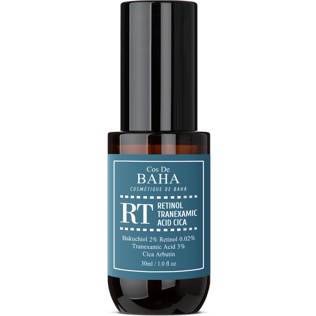 Retinol & Tranexamic Acid Radiance Boost Facial Serum: Enhanced Skin Texture and Tone, with Hydrating Aloe & Nourishing Botanicals, 1 Fl Oz (30ml)