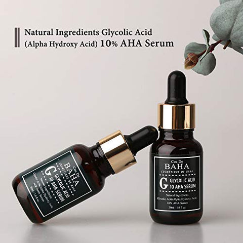 Glycolic Acid 10% Peel Serum for Facial-Face Peel for Acne Scars + AHA Alpha Hydroxy Acid for Tone it up + Wrinkles and Lines Reduction + Healthy Radiant Skin + Peel Off Face Masks, 1oz (30ml)
