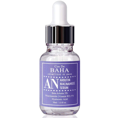 Niacinamide 5% + Arbutin 5% Serum with Hyaluronic Acid - Diminishes Acne + Treating Pigmentations + Age Spots, 1oz (30ml)