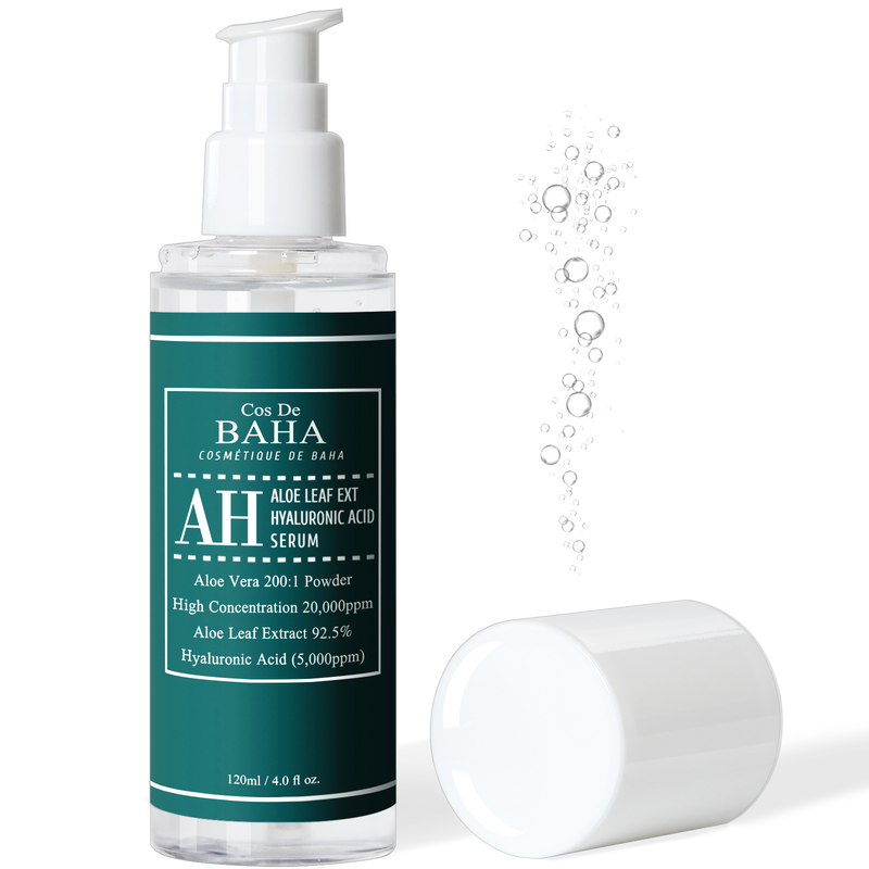 Aloe Vera Nourishing Facial Serum 4oz - Moisturizing, Calming & Revitalizing | Reduces Wrinkles, Fine Lines & Creases | Restores Dehydrated Skin | Made in Korea - 4oz (120ml)