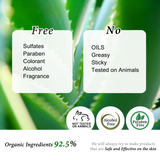Aloe Vera Nourishing Facial Serum 4oz - Moisturizing, Calming & Revitalizing | Reduces Wrinkles, Fine Lines & Creases | Restores Dehydrated Skin | Made in Korea - 4oz (120ml)