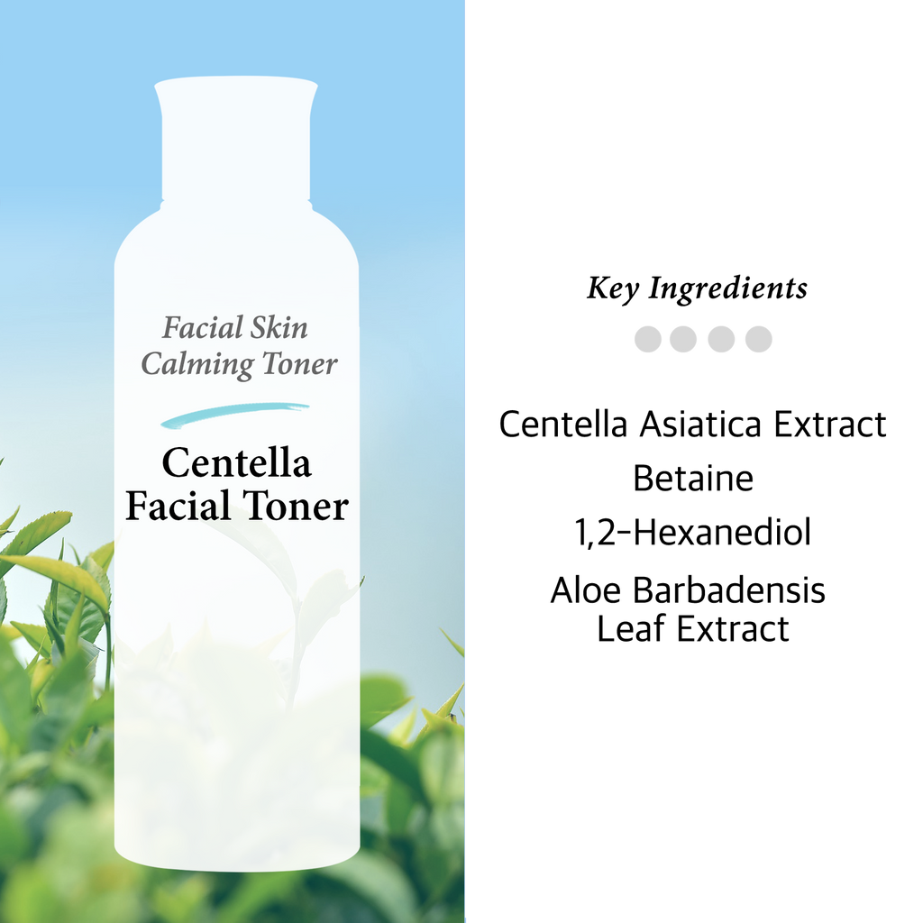 Centella Asiatica Recovery Toner for Face - Age Spot, Skin Tone, Firming, Soothing, Reduce Wrinkles, Acne Scar, Pimple, Witch Hazel Free, Korean Nature Skin Care, 6.75OZ (200ml)