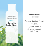 Centella Asiatica Recovery Toner for Face - Age Spot, Skin Tone, Firming, Soothing, Reduce Wrinkles, Acne Scar, Pimple, Witch Hazel Free, Korean Nature Skin Care, 6.75OZ (200ml)