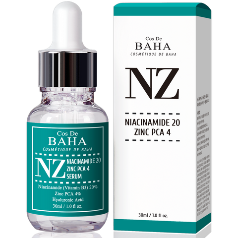 Niacinamide 20% + Zinc 4% Serum for Face - Pore Reducer + Uneven Skin Tone Treatment + Diminishes Acne Prone, Korean Skin Care, 1fl oz (30ml)