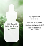 only Salicylic Acid 2% Exfoliant Facial Serum with Niacinamide - BHA for Peel, Acne Spot Treatment, Pore Cleaner, Pore Refining, Resurfacing, + Alcohol Free, 1 Fl Oz (30ml)