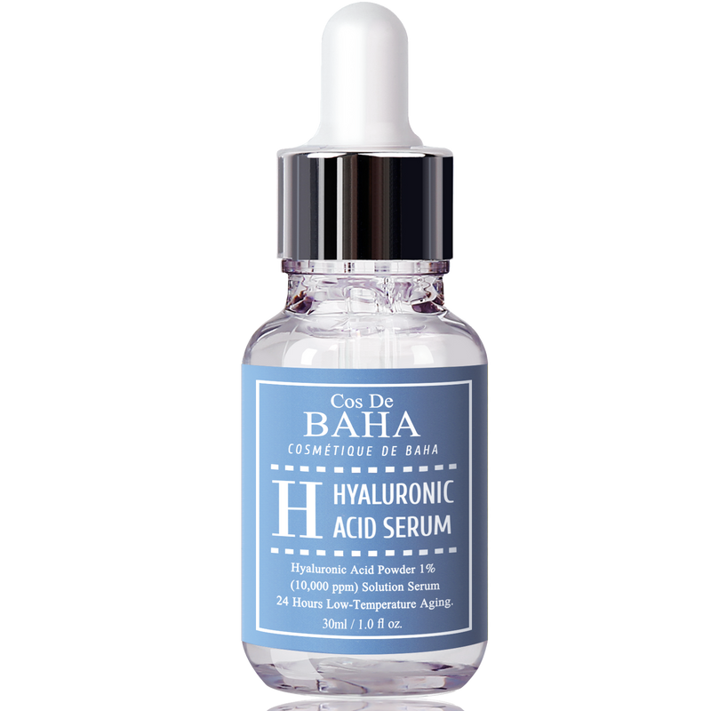 Pure Hyaluronic Acid 1% Powder Serum for Face 10,000ppm - Anti Aging + Fine Line + Intense Hydration + facial moisturizer + Visibly Plumped Skin 1Fl Oz (30ml/60ml)