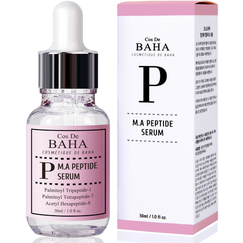 Peptide Complex Facial Serum with Matrixyl 3000 & Argireline - Anti Aging & Wrinkles - Heals and Repairs Skin + Instantly Ageless for Face + Gluten Free, 1oz (30ml)