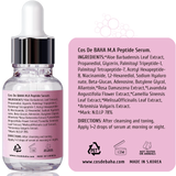 Peptide Complex Facial Serum with Matrixyl 3000 & Argireline - Anti Aging & Wrinkles - Heals and Repairs Skin + Instantly Ageless for Face + Gluten Free, 1oz (30ml)